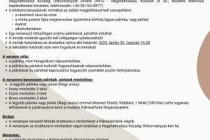 Pálinkaverseny 2025.