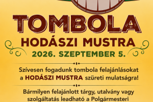 TOMBOLA HODÁSZI MUSTRA 2026.09.05.